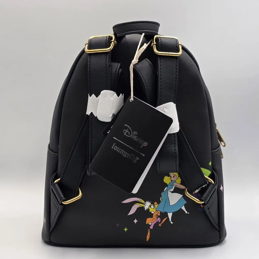 Loungefly Disney Alice In Wonderland Glow-In-The-Dark Characters Mini Backpack